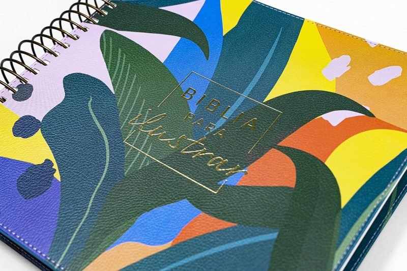 Biblia para ilustrar, floral símil piel RVR 1960 - Image 7