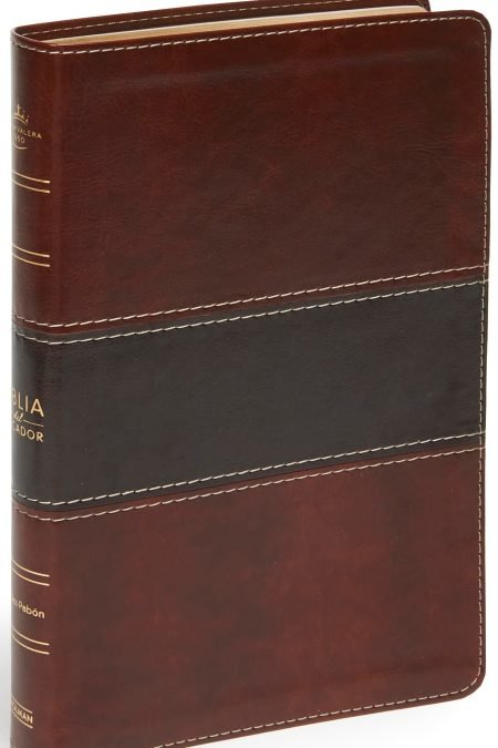 Biblia del Pescador, letra grande, caoba símil piel RVR 1960