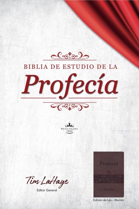 Biblia de la profecía tapa dura Edición de lujo marrón RVR 1960