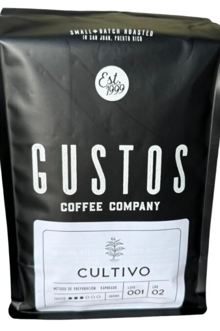Café Gustos Cultivo en grano 2 Lbs.