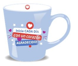 Tasa Expresa-T Inicia cada día con un corazón agradecido