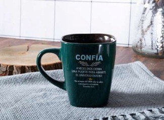 Taza ejecutiva inspiración 16 oz Confía
