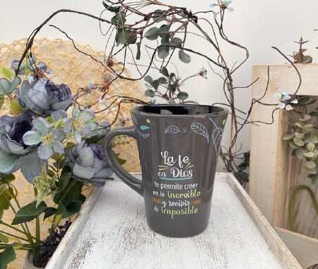 Taza mensaje de bendición 10 oz fe