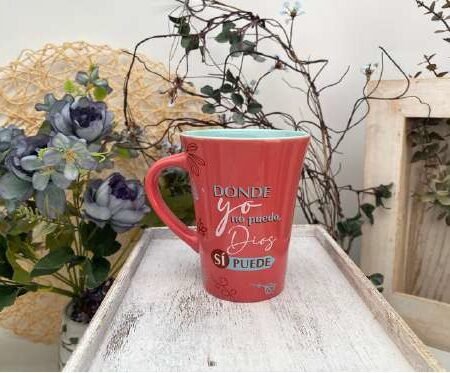 Taza mensaje de bendición 10 oz Todo es posible