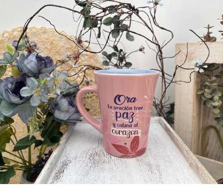 Taza mensaje de bendición 10 oz Orar da paz